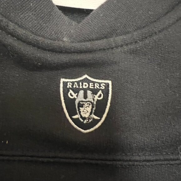 Y2K NFL Las Vegas Raiders Pullover Sweater Men’s XL Black Embroidered Football - Picture 3 of 7